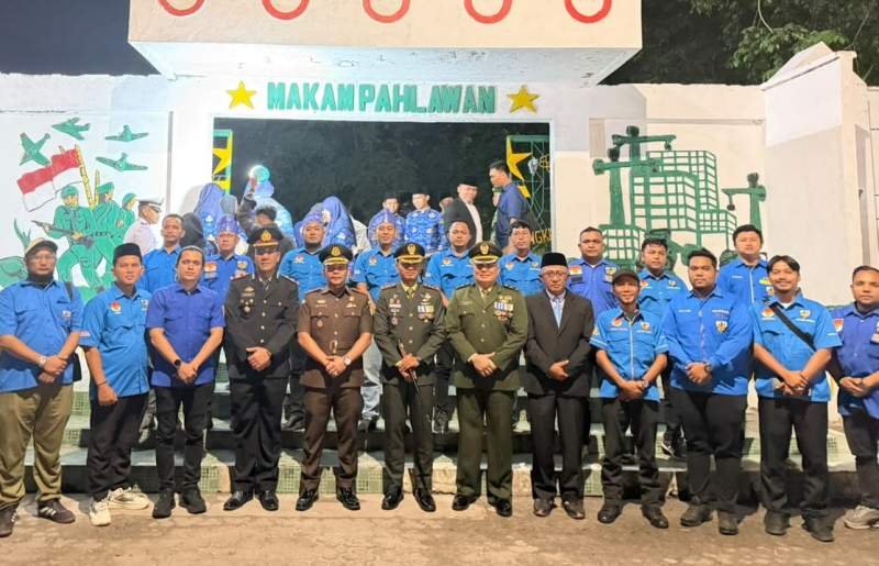 RENUNGAN SUCI HUT RI KE-81, KNPI LANGKAT AJAK PEMUDA LANJUTKAN NILAI PERJUANGAN PAHLAWAN