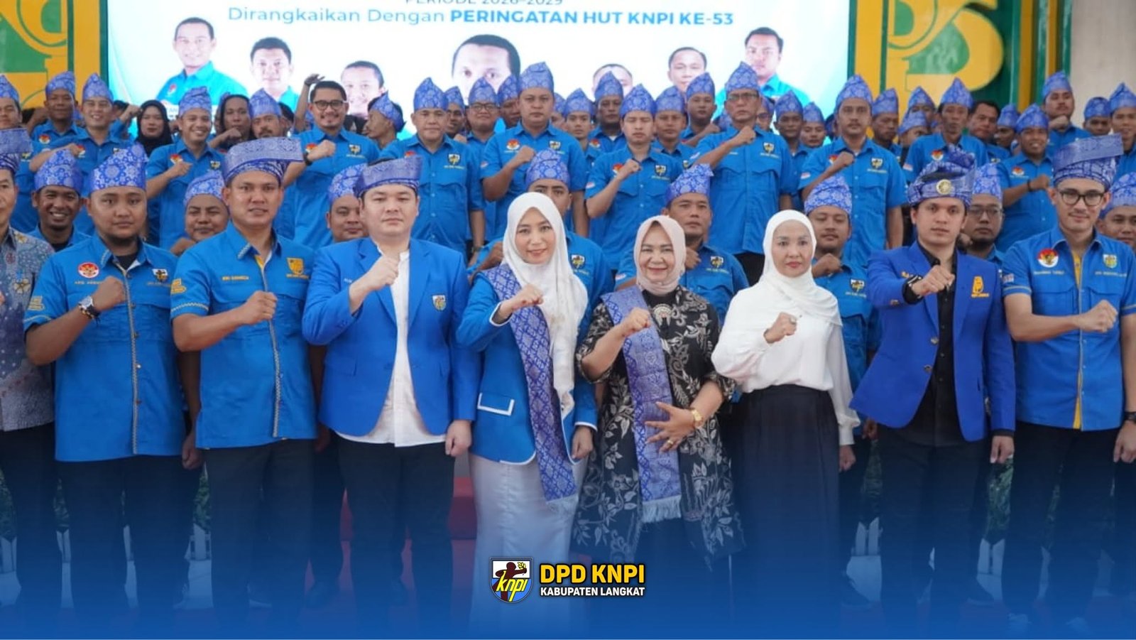 HARLAH KNPI KE-53 TAHUN : DPD KNPI LANGKAT GELAR PELANTIKAN