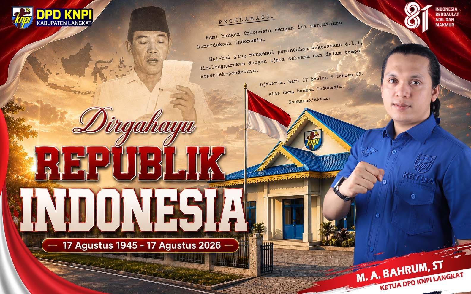 DIRGAHAYU REPUBLIK INDONESIA KE-81