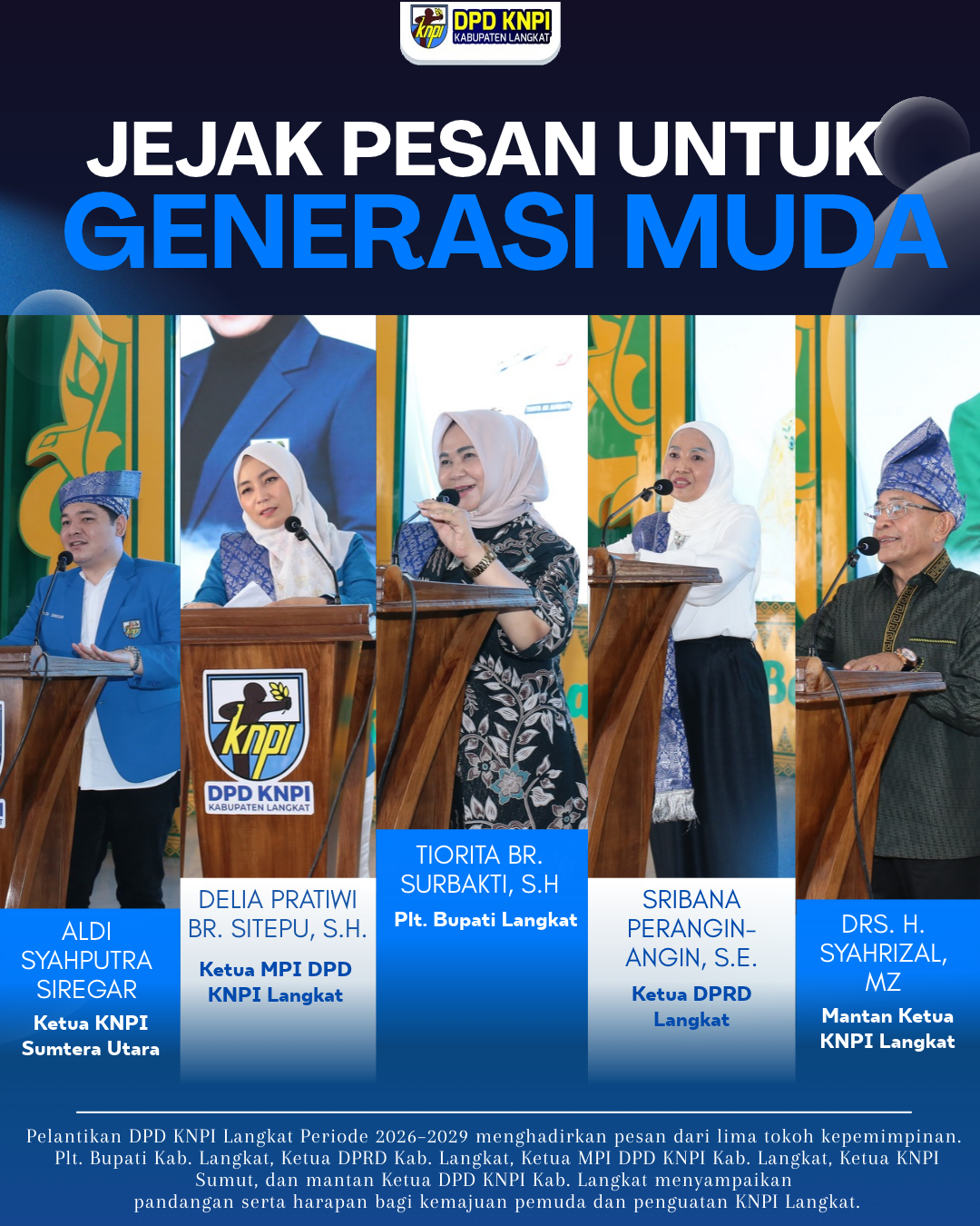 PELANTIKAN DPD KNPI KAB LANGKAT PERIODE 2026-2029