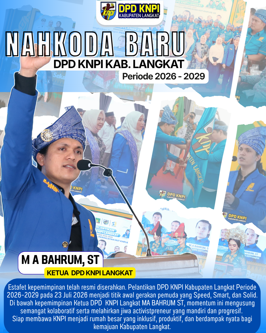 PELANTIKAN DPD KNPI KAB LANGKAT PERIODE 2026-2029