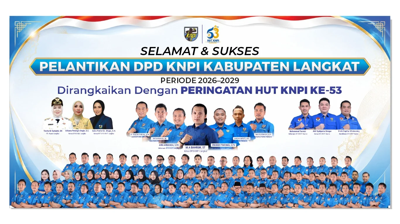 PELANTIKAN DPD KNPI KAB LANGKAT PERIODE 2026-2029